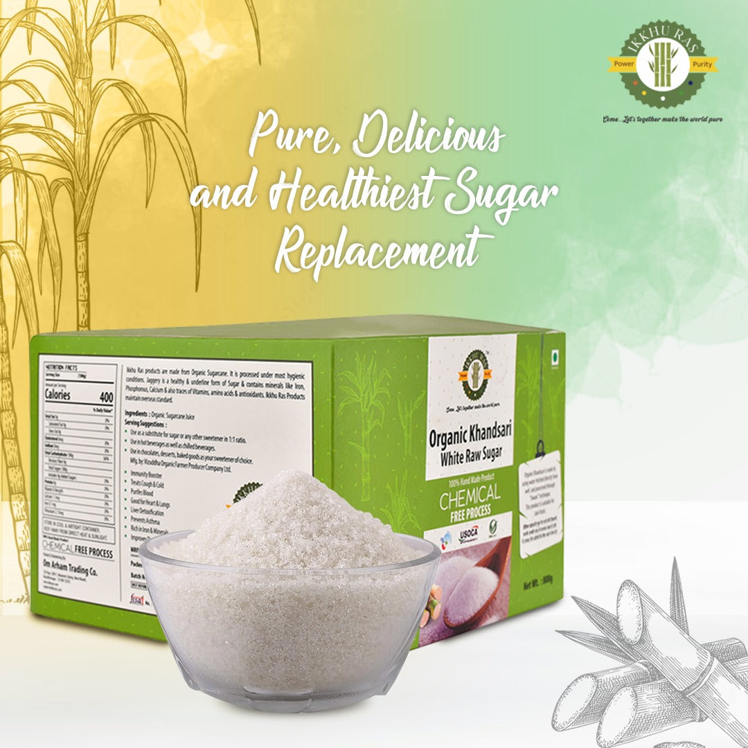 Organic Pure Khandsari Sugar | Pack of 800 g